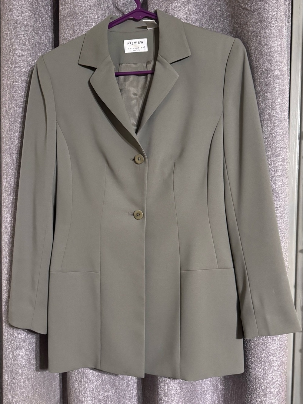 Preview Collection Sage Green Blazer and skirt set